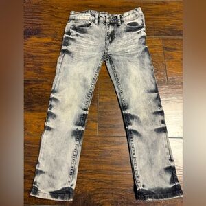 Encrypted Slim Stonewash Jeans Toddler 6 White/Black Rare Worn Once Fast Ship